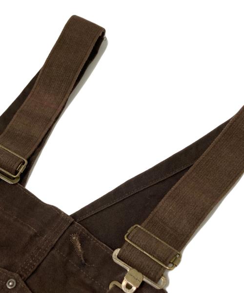 CarHartt（カーハート）CarHartt (カーハート) ダブルニーオーバーオール ブラウン サイズ:W38×L30の古着・服飾アイテム