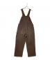 CarHartt (カーハート) ダブルニーオーバーオール ブラウン サイズ:W38×L30：8000円