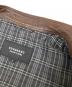 中古・古着 BURBERRY BLACK LABEL (バーバリーブラックレーベル) ラムレザージャケット ブラウン サイズ:S：10000円