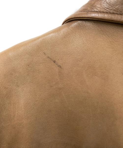 POLO RALPH LAUREN（ポロ・ラルフローレン）POLO RALPH LAUREN (ポロ・ラルフローレン) 90sレザージャケット ブラウン サイズ:Mの古着・服飾アイテム