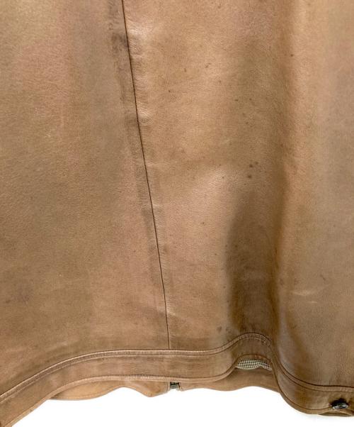 POLO RALPH LAUREN（ポロ・ラルフローレン）POLO RALPH LAUREN (ポロ・ラルフローレン) 90sレザージャケット ブラウン サイズ:Mの古着・服飾アイテム