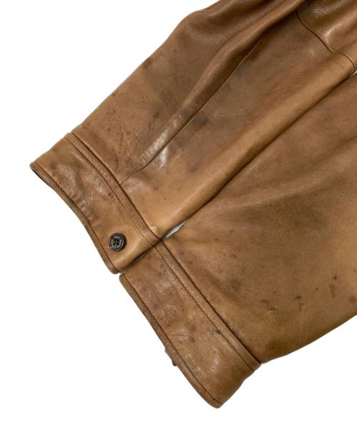 POLO RALPH LAUREN（ポロ・ラルフローレン）POLO RALPH LAUREN (ポロ・ラルフローレン) 90sレザージャケット ブラウン サイズ:Mの古着・服飾アイテム