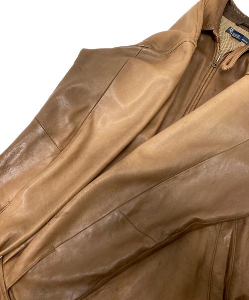 POLO RALPH LAUREN（ポロ・ラルフローレン）POLO RALPH LAUREN (ポロ・ラルフローレン) 90sレザージャケット ブラウン サイズ:Mの古着・服飾アイテム