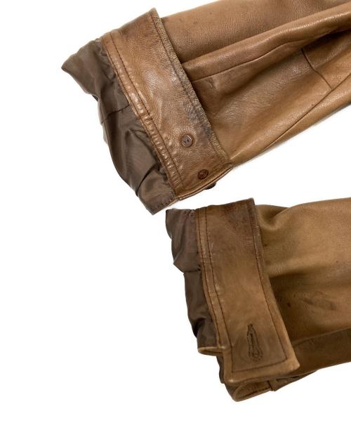 POLO RALPH LAUREN（ポロ・ラルフローレン）POLO RALPH LAUREN (ポロ・ラルフローレン) 90sレザージャケット ブラウン サイズ:Mの古着・服飾アイテム