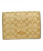 COACHコーチ）の古着「財布」｜ベージュ