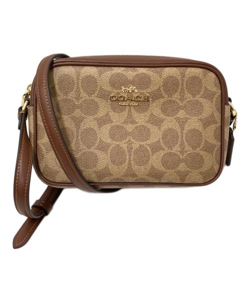 COACH（コーチ）COACH (コーチ) ミニ ジェイミー カメラ バッグ ベージュ×ブラウン サイズ:下記参照の古着・服飾アイテム