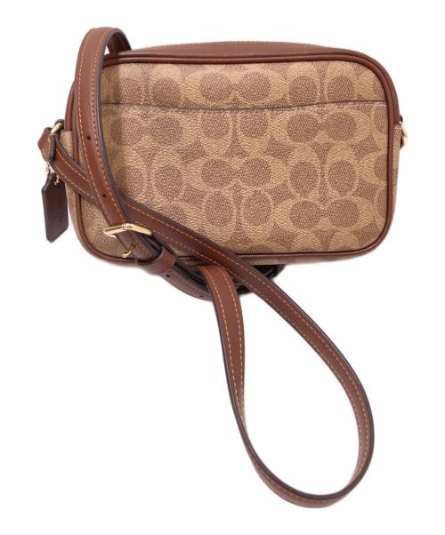 COACH（コーチ）COACH (コーチ) ミニ ジェイミー カメラ バッグ ベージュ×ブラウン サイズ:下記参照の古着・服飾アイテム