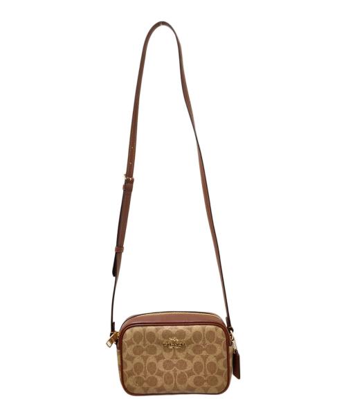 COACH（コーチ）COACH (コーチ) ミニ ジェイミー カメラ バッグ ベージュ×ブラウン サイズ:下記参照の古着・服飾アイテム