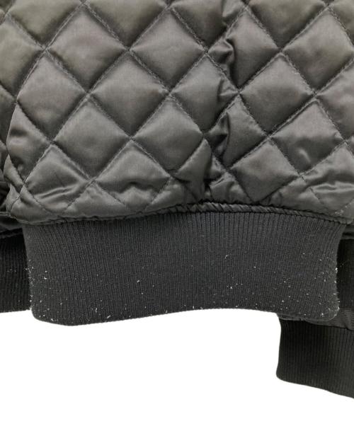 MLB（エムエルビー）MLB (エムエルビー) 切替レザースタジャン ブラック サイズ:3XLの古着・服飾アイテム