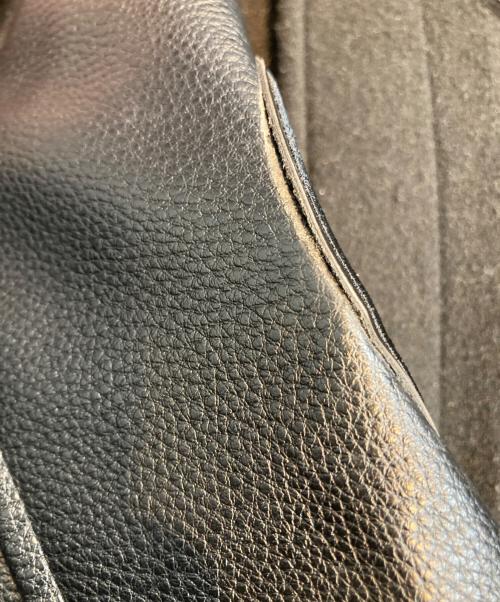 MLB（エムエルビー）MLB (エムエルビー) 切替レザースタジャン ブラック サイズ:3XLの古着・服飾アイテム