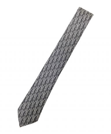 中古・古着通販】Dior (ディオール) トロッター柄ネクタイ グレー