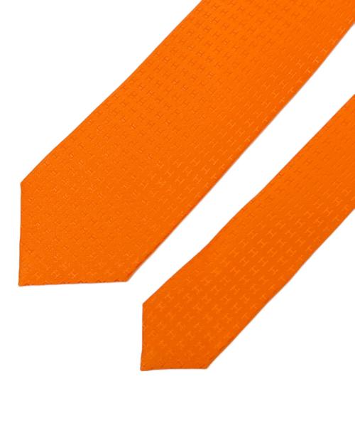 HERMES（エルメス）HERMES (エルメス) ファソネHネクタイ オレンジ サイズ:下記参照の古着・服飾アイテム