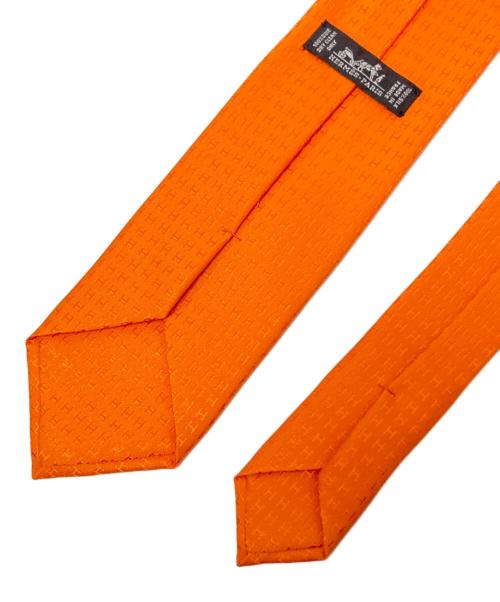 HERMES（エルメス）HERMES (エルメス) ファソネHネクタイ オレンジ サイズ:下記参照の古着・服飾アイテム