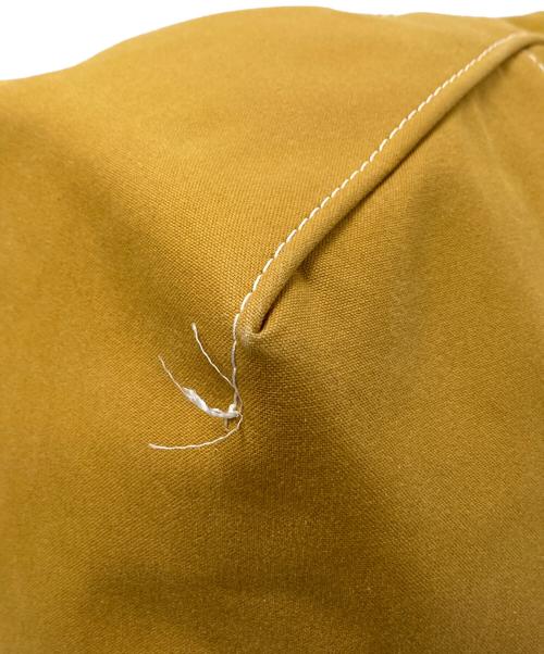 L.L.Bean（エルエルビーン）L.L.Bean (エルエルビーン) BEAMS (ビームス) Deep Bottom Leather Handle Zip Tote L ブラウン×カーキ サイズ:下記参照の古着・服飾アイテム