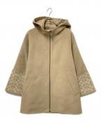 COACHコーチ）の古着「COACH ウールケープ」｜ベージュ