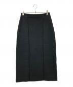 MM by MaxMaraエムエム バイ マックスマーラ）の古着「ロングスカート」｜ブラック