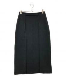 MM by MaxMara（エムエム バイ マックスマーラ）の古着「ロングスカート」｜ブラック