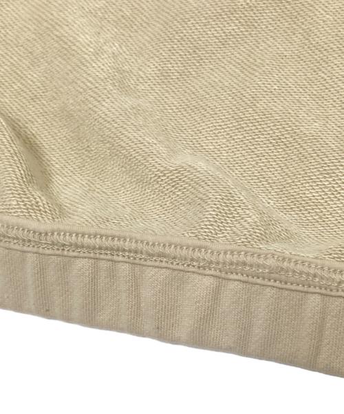 ARMANI EXCHANGE（アルマーニ エクスチェンジ）ARMANI EXCHANGE (アルマーニ エクスチェンジ) ミニメタルロゴ ジップアップスウェットパーカー ベージュ サイズ:XSの古着・服飾アイテム