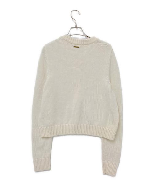 MICHAEL MICHAEL KORS（マイケル マイケルコース）MICHAEL MICHAEL KORS (マイケル マイケルコース) ウールニットカーディガン アイボリー サイズ:Sの古着・服飾アイテム