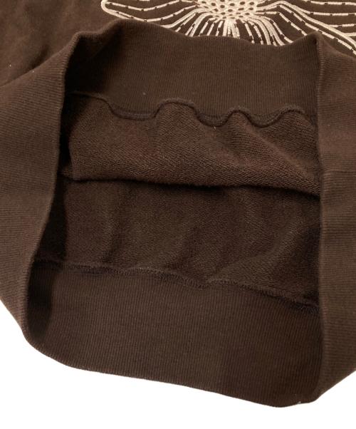 Mardi Mercredi（マルディメクルディ）Mardi Mercredi (マルディメクルディ) ロゴ刺繍スウェット ブラウン サイズ:oneの古着・服飾アイテム