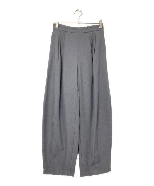 CADUNE（カデュネ）CADUNE (カデュネ) 梳毛カーヴィーパンツ グレー サイズ:38の古着・服飾アイテム