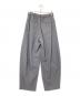 CADUNE (カデュネ) 梳毛カーヴィーパンツ グレー サイズ:38：7000円
