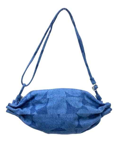 marimekko（マリメッコ）marimekko (マリメッコ) KARLA DENIMショルダーバッグ ブルー サイズ:下記参照の古着・服飾アイテム