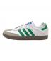 adidas (アディダス) SAMBA OG ホワイト×グリーン サイズ:28.0cm：8000円