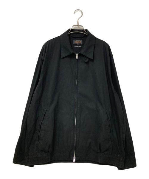 BEAMS PLUS（ビームスプラス）BEAMS PLUS (ビームスプラス) コットンツイルジップブルゾン ブラック サイズ:XLの古着・服飾アイテム