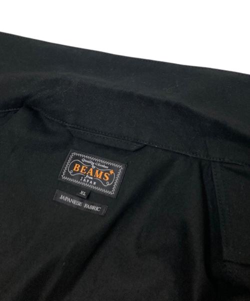 BEAMS PLUS（ビームスプラス）BEAMS PLUS (ビームスプラス) コットンツイルジップブルゾン ブラック サイズ:XLの古着・服飾アイテム