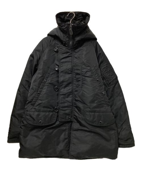 BEAMS PLUS（ビームスプラス）BEAMS PLUS (ビームスプラス) N-3Bタイプダウンコート ブラック サイズ:Lの古着・服飾アイテム