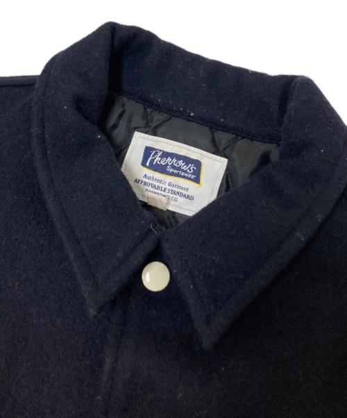 Pherrow's（フェローズ）Pherrow's (フェローズ) スタジャン ネイビー×ホワイト サイズ:XLの古着・服飾アイテム