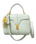 CELINEセリーヌ）の古着「セーズ16ミニバッグ」｜パステルグリーン