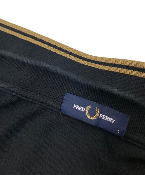 FRED PERRY（フレッドペリー）FRED PERRY (フレッドペリー) ポロシャツ ブラック サイズ:Lの古着・服飾アイテム