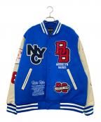 DEAR LAURELディアローレル）の古着「スタジャン」｜ブルー