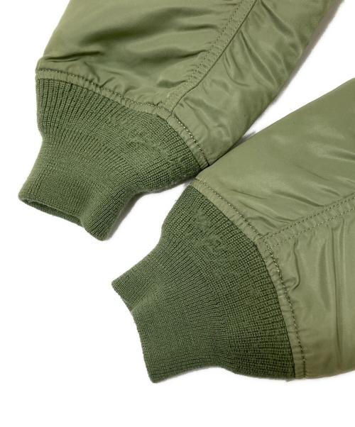 ALPHA（アルファ）ALPHA (アルファ) リバーシブルジャケット オリーブ サイズ:Lの古着・服飾アイテム