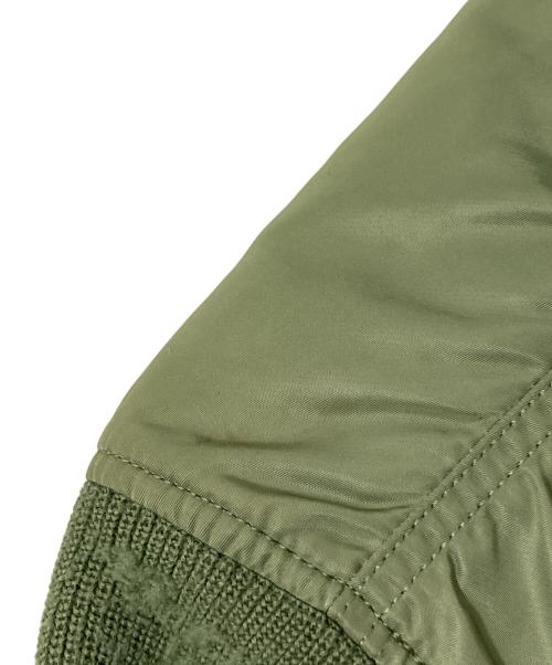 ALPHA（アルファ）ALPHA (アルファ) リバーシブルジャケット オリーブ サイズ:Lの古着・服飾アイテム