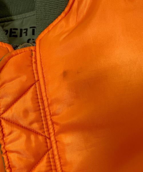 ALPHA（アルファ）ALPHA (アルファ) リバーシブルジャケット オリーブ サイズ:Lの古着・服飾アイテム