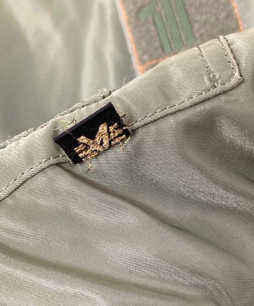 ALPHA（アルファ）ALPHA (アルファ) リバーシブルジャケット オリーブ サイズ:Lの古着・服飾アイテム