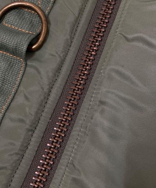 ALPHA（アルファ）ALPHA (アルファ) リバーシブルジャケット オリーブ サイズ:Lの古着・服飾アイテム