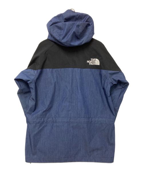 THE NORTH FACE（ザ ノース フェイス）THE NORTH FACE (ザ ノース フェイス) MOUNTAIN LIGHT DENIM JACKET インディゴ×ブラック サイズ:Sの古着・服飾アイテム