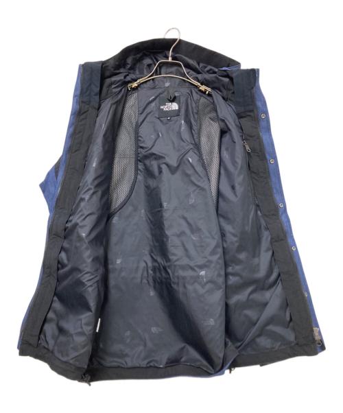 THE NORTH FACE（ザ ノース フェイス）THE NORTH FACE (ザ ノース フェイス) MOUNTAIN LIGHT DENIM JACKET インディゴ×ブラック サイズ:Sの古着・服飾アイテム