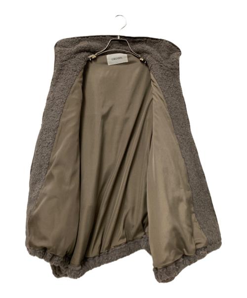 COCODEAL（ココディール）COCODEAL (ココディール) ボアブルゾン ブラウン サイズ:2の古着・服飾アイテム
