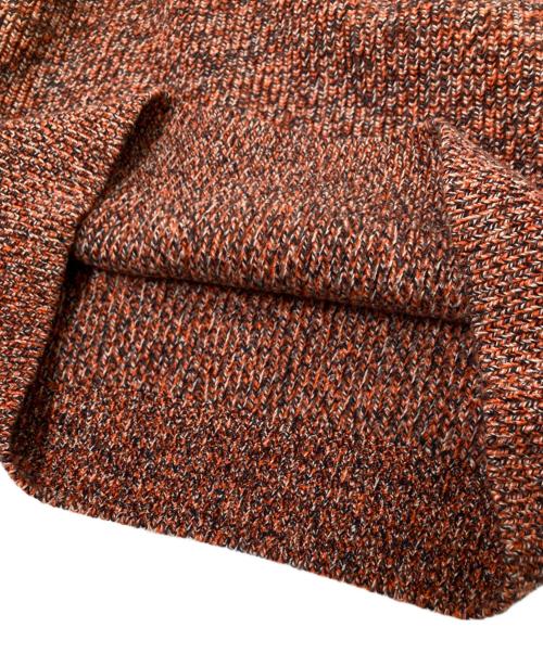 LACOSTE（ラコステ）LACOSTE (ラコステ) ワニロゴ刺繍ニット オレンジ サイズ:US:Lの古着・服飾アイテム