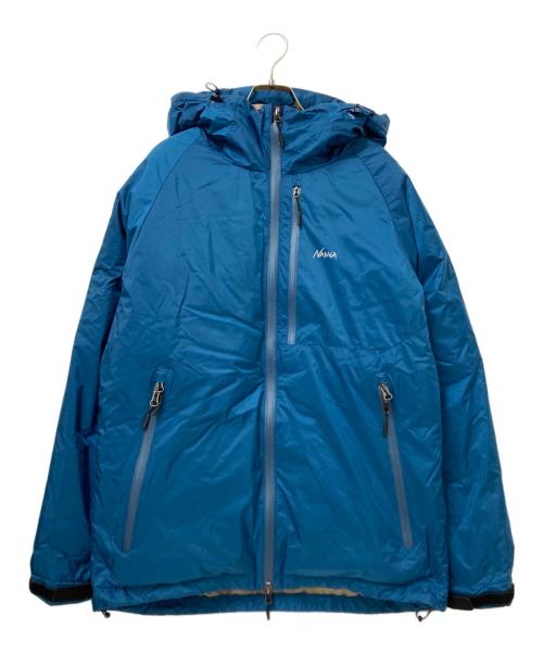 NANGA（ナンガ）NANGA (ナンガ) オーロラダウンジャケット グリーン×ブラウン サイズ:Lの古着・服飾アイテム