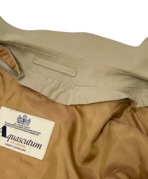 Aquascutum（アクアスキュータム）Aquascutum (アクアスキュータム) ライナー付バルマカーンコート ベージュ サイズ:下記参照の古着・服飾アイテム