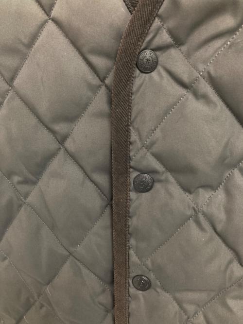 TAION（タイオン）TAION (タイオン) SHIPS (シップス) 別注キルティングダウンベスト グレー サイズ:Mの古着・服飾アイテム