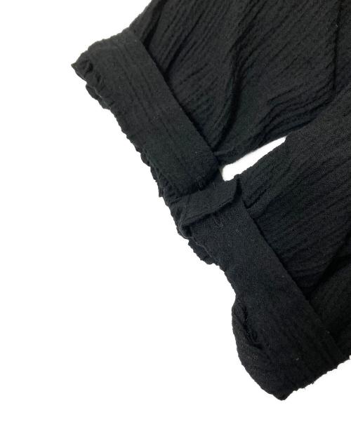 Plage（プラージュ）Plage (プラージュ) Crepe Long シャツ ブラック サイズ:下記参照の古着・服飾アイテム