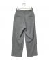 journal standard L'essage (ジャーナルスタンダード レサージュ) ウールトリコチン2タックワイドパンツ グレー サイズ:36：4000円
