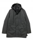 TAKEO KIKUCHIタケオキクチ）の古着「ライナー付きダウンジャケット」｜グレー×ブラック